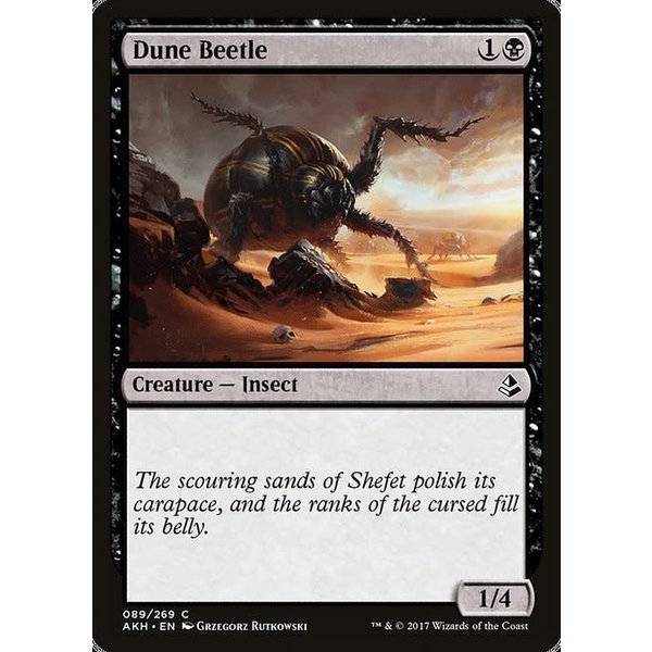 Magic: The Gathering Dune Beetle (089) Moderately Played Foil