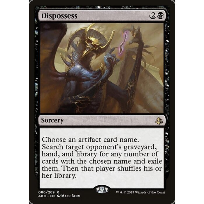Magic: The Gathering Dispossess (086) Moderately Played