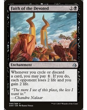 Magic: The Gathering Faith of the Devoted (090) Moderately Played