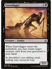 Magic: The Gathering Gravedigger (093) Damaged