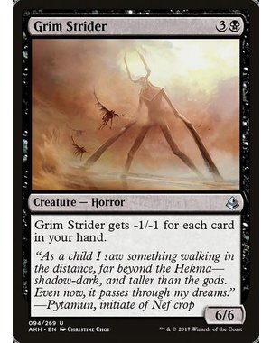 Magic: The Gathering Grim Strider (094) Damaged