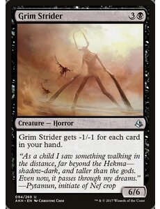 Magic: The Gathering Grim Strider (094) Moderately Played Foil