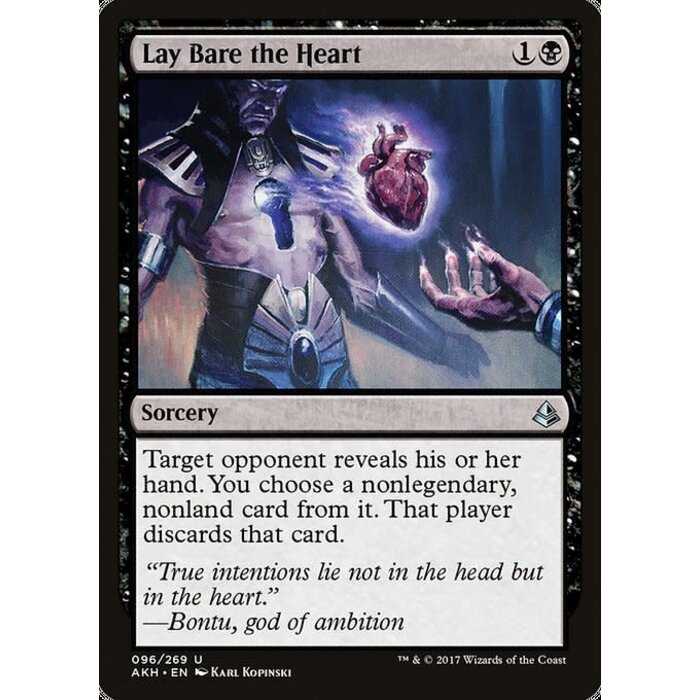 Magic: The Gathering Lay Bare the Heart (096) Damaged