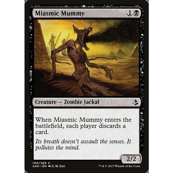 Magic: The Gathering Miasmic Mummy (100) Near Mint