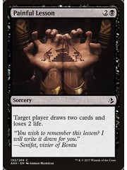 Magic: The Gathering Painful Lesson (102) Lightly Played