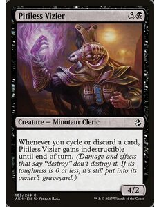 Magic: The Gathering Pitiless Vizier (103) Lightly Played Foil