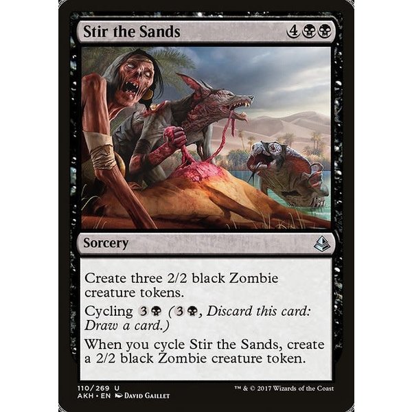 Magic: The Gathering Stir the Sands (110) Heavily Played Foil