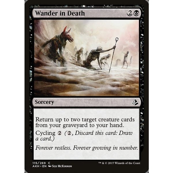Magic: The Gathering Wander in Death (115) Lightly Played