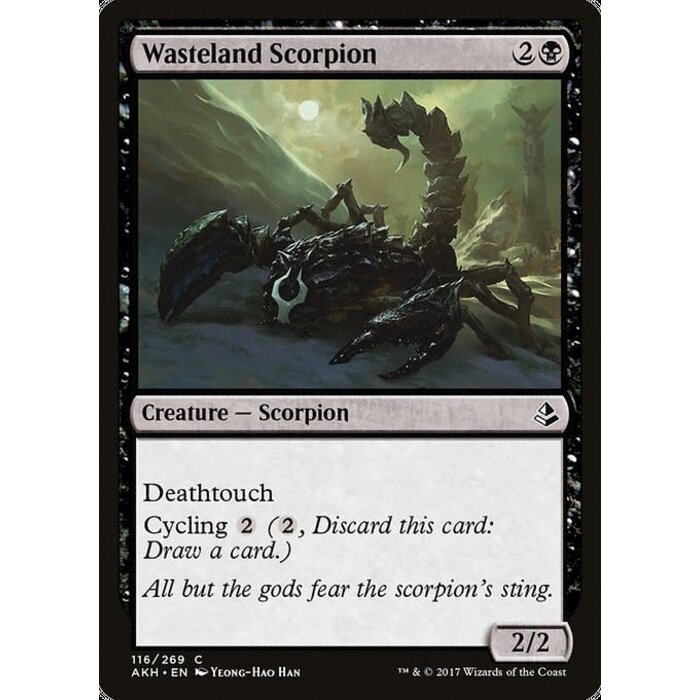 Magic: The Gathering Wasteland Scorpion (116) Moderately Played