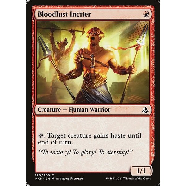 Magic: The Gathering Bloodlust Inciter (120) Lightly Played