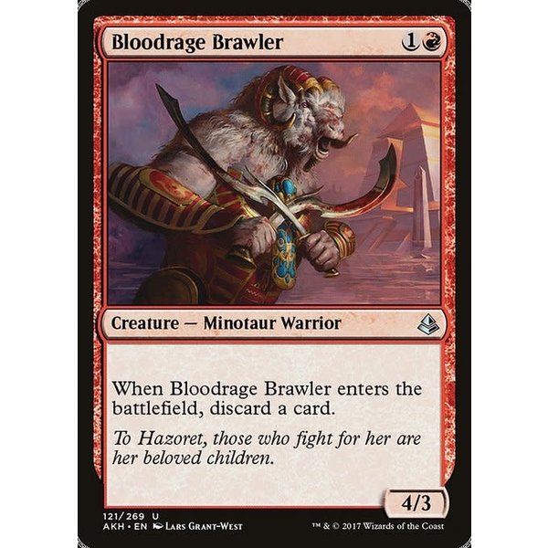 Magic: The Gathering Bloodrage Brawler (121) Lightly Played