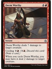 Magic: The Gathering Deem Worthy (127) Lightly Played Foil