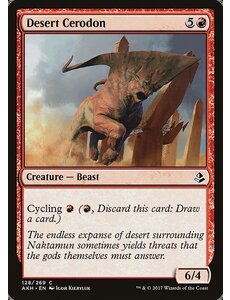 Magic: The Gathering Desert Cerodon (128) Moderately Played