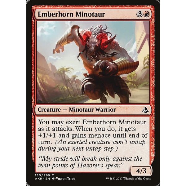 Magic: The Gathering Emberhorn Minotaur (130) Lightly Played
