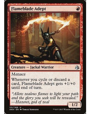Magic: The Gathering Flameblade Adept (131) Lightly Played