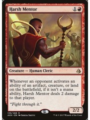 Magic: The Gathering Harsh Mentor (135) Moderately Played