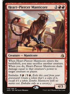Magic: The Gathering Heart-Piercer Manticore (138) Lightly Played