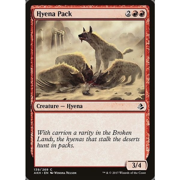 Magic: The Gathering Hyena Pack (139) Damaged