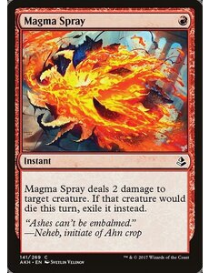 Magic: The Gathering Magma Spray (141) Damaged