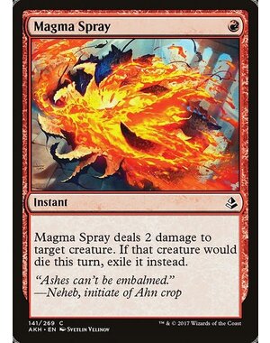 Magic: The Gathering Magma Spray (141) Damaged