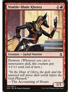 Magic: The Gathering Nimble-Blade Khenra (145) Moderately Played Foil