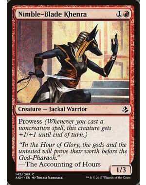 Magic: The Gathering Nimble-Blade Khenra (145) Moderately Played Foil