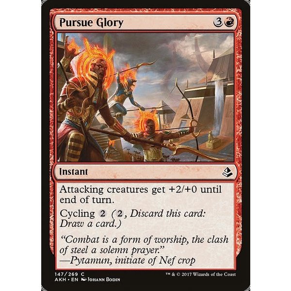 Magic: The Gathering Pursue Glory (147) Lightly Played Foil