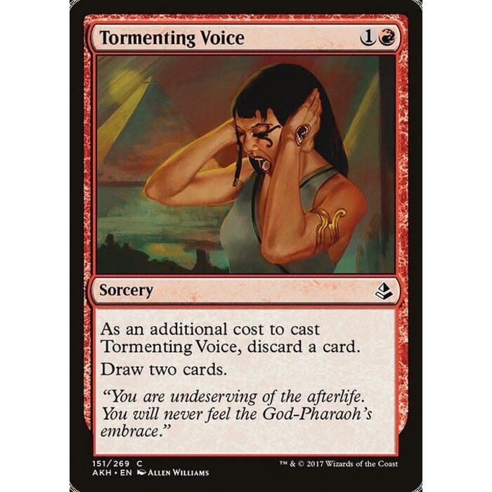 Magic: The Gathering Tormenting Voice (151) Near Mint