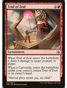 Magic: The Gathering Trial of Zeal (152) Lightly Played Foil
