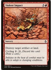 Magic: The Gathering Violent Impact (154) Moderately Played Foil