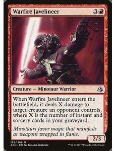 Magic: The Gathering Warfire Javelineer (155) Lightly Played