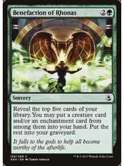 Magic: The Gathering Benefaction of Rhonas (156) Near Mint