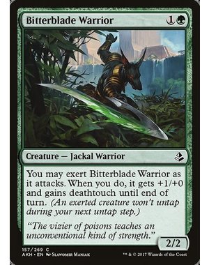 Magic: The Gathering Bitterblade Warrior (157) Lightly Played