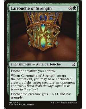 Magic: The Gathering Cartouche of Strength (158) Moderately Played