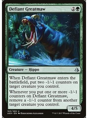 Magic: The Gathering Defiant Greatmaw (163) Damaged