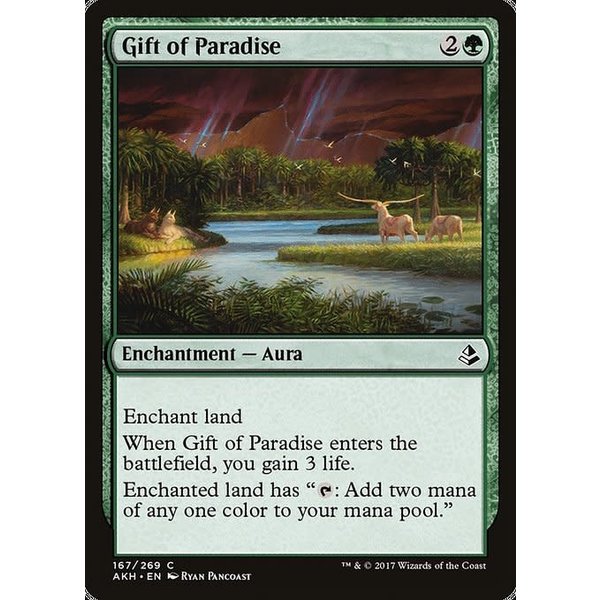Magic: The Gathering Gift of Paradise (167) Moderately Played