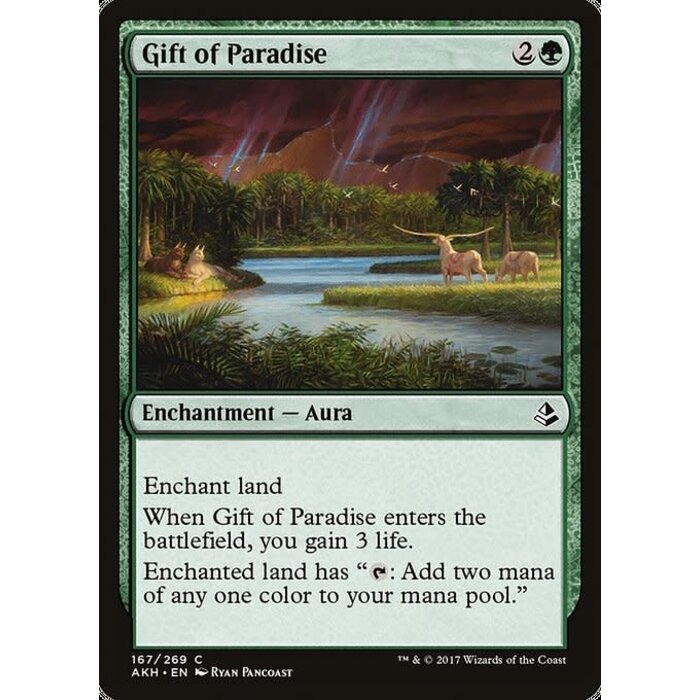 Magic: The Gathering Gift of Paradise (167) Moderately Played
