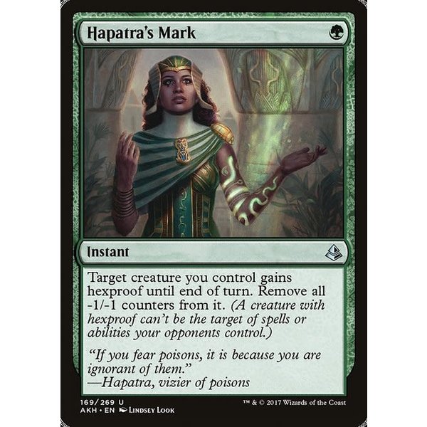 Magic: The Gathering Hapatra's Mark (169) Moderately Played