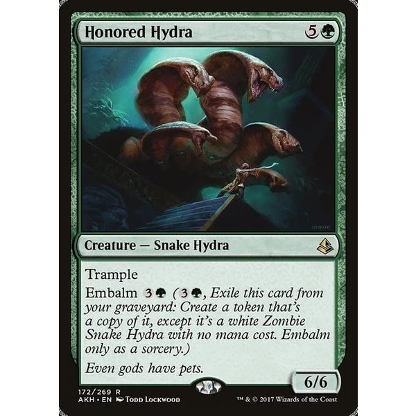 Magic: The Gathering Honored Hydra (172) Moderately Played