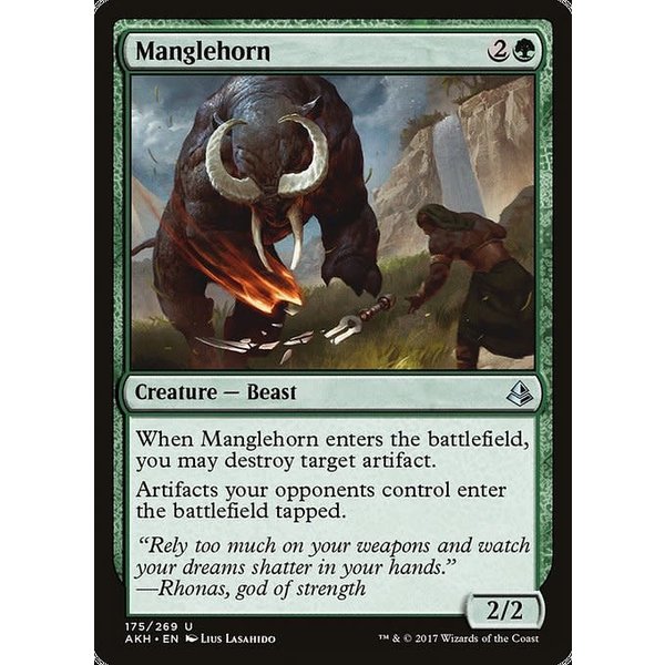 Magic: The Gathering Manglehorn (175) Moderately Played