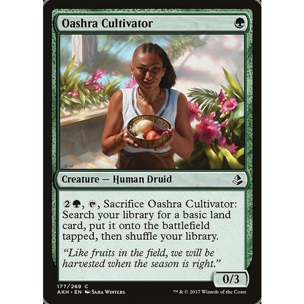 Magic: The Gathering Oashra Cultivator (177) Lightly Played Foil
