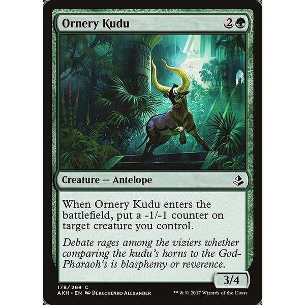 Magic: The Gathering Ornery Kudu (178) Near Mint