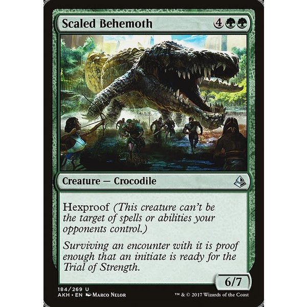 Magic: The Gathering Scaled Behemoth (184) Moderately Played