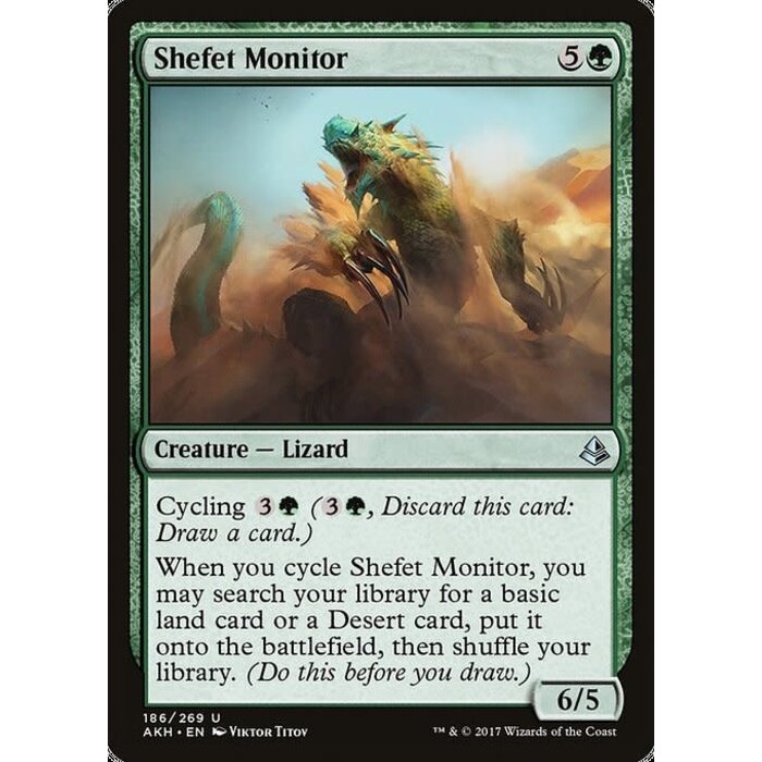 Magic: The Gathering Shefet Monitor (186) Lightly Played