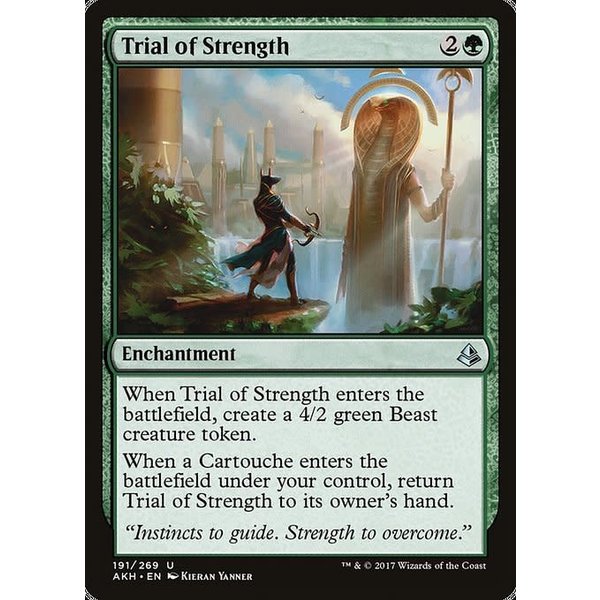 Magic: The Gathering Trial of Strength (191) Lightly Played