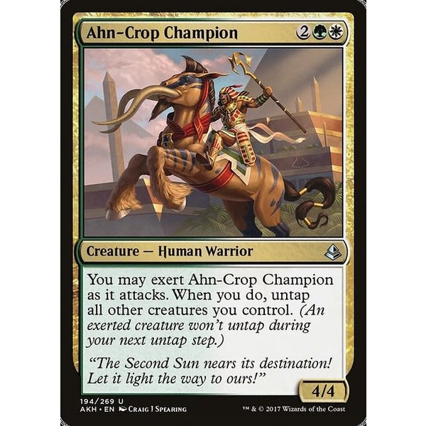 Magic: The Gathering Ahn-Crop Champion (194) Moderately Played