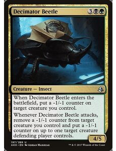 Magic: The Gathering Decimator Beetle (197) Damaged