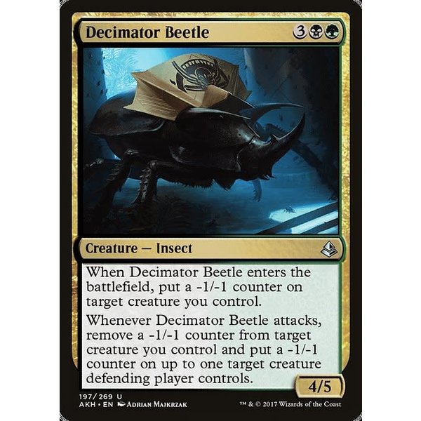 Magic: The Gathering Decimator Beetle (197) Damaged