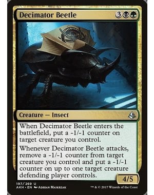 Magic: The Gathering Decimator Beetle (197) Lightly Played