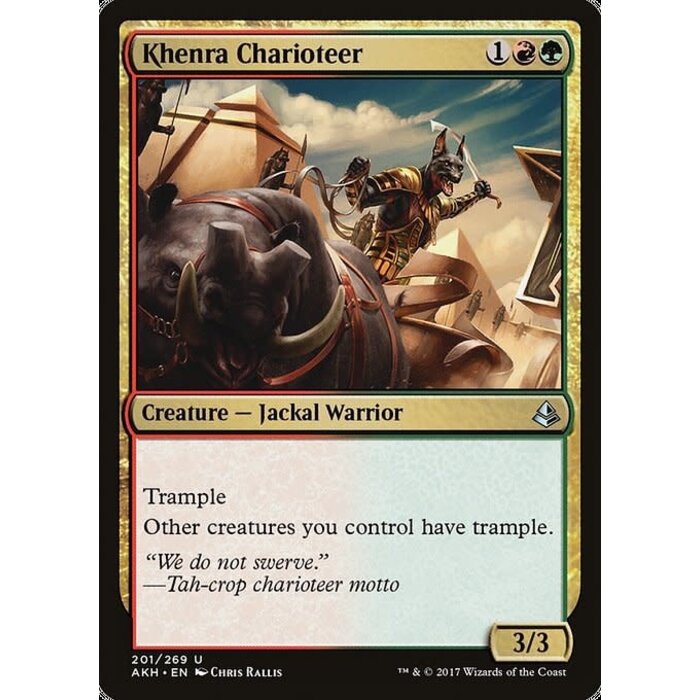 Magic: The Gathering Khenra Charioteer (201) Damaged